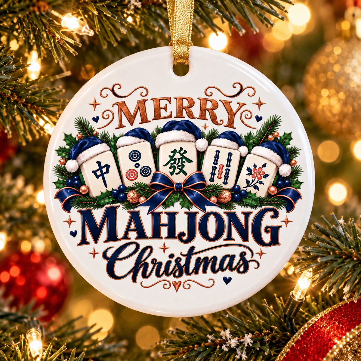 Merry Mahjong Ornament Collection