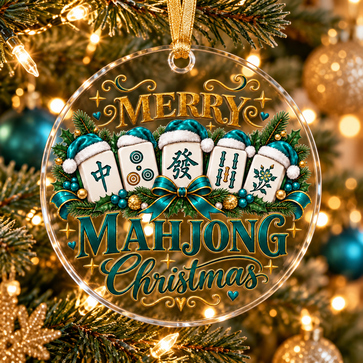 Merry Mahjong Ornament Collection
