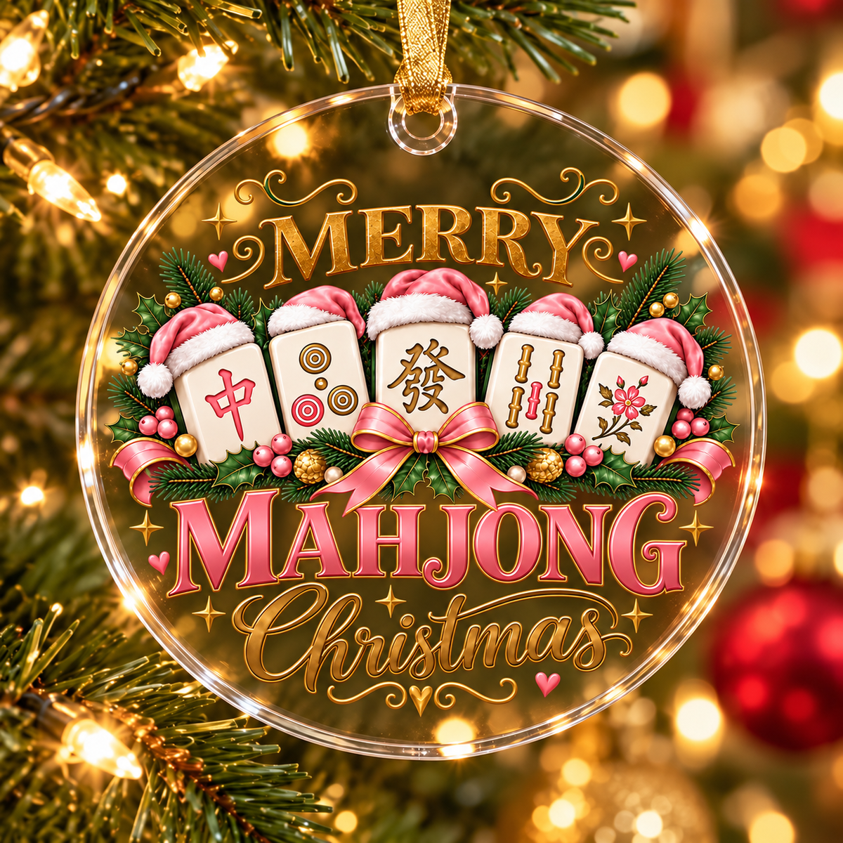 Merry Mahjong Ornament Collection