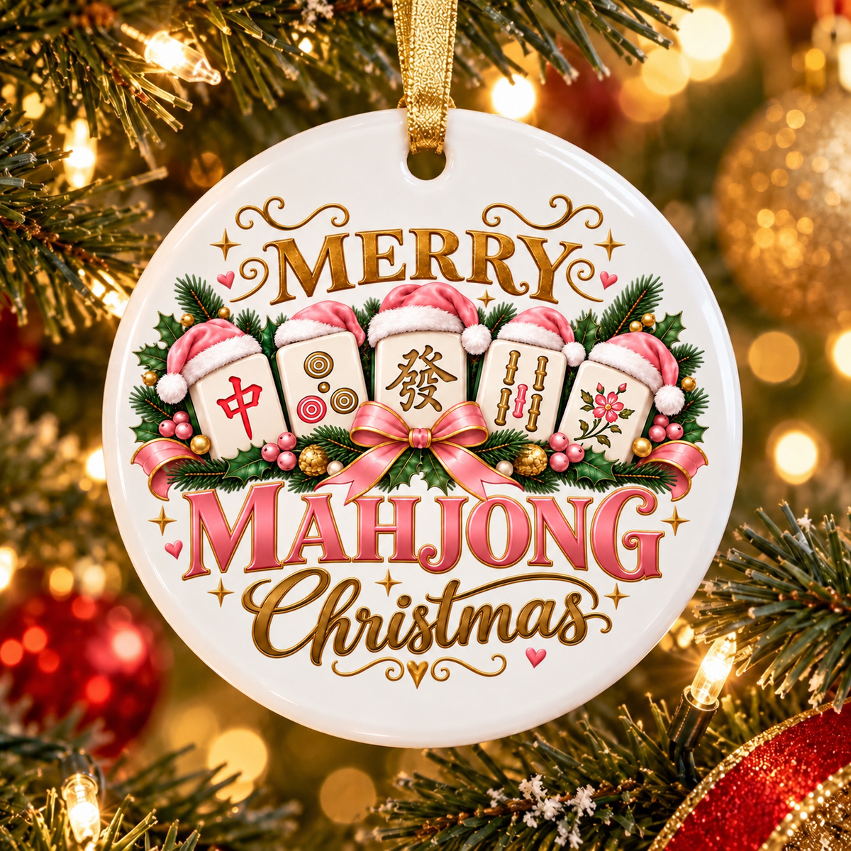 Merry Mahjong Ornament Collection