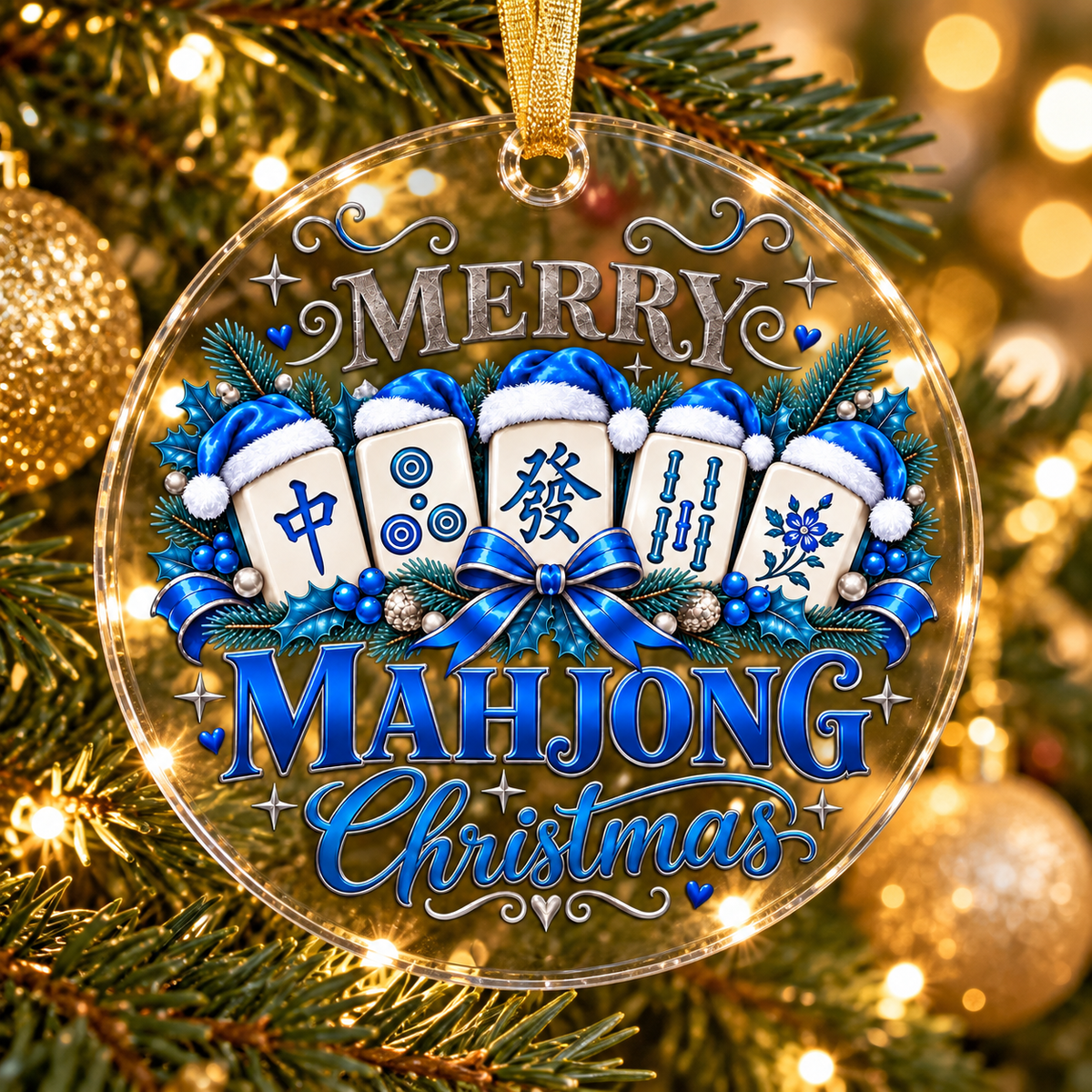 Merry Mahjong Ornament Collection