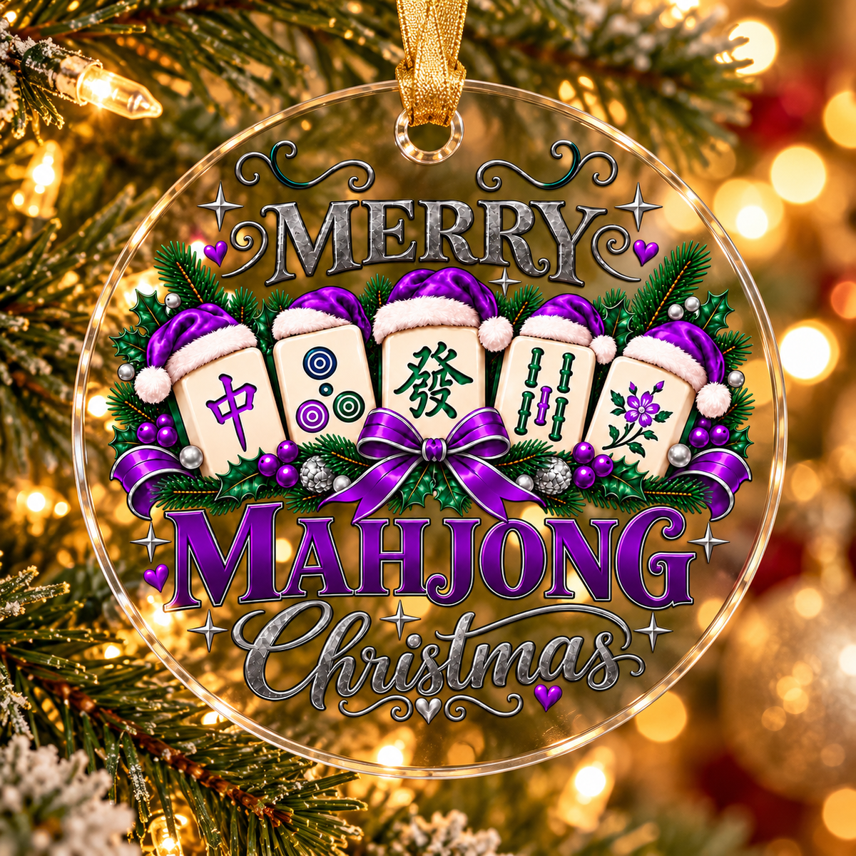 Merry Mahjong Ornament Collection