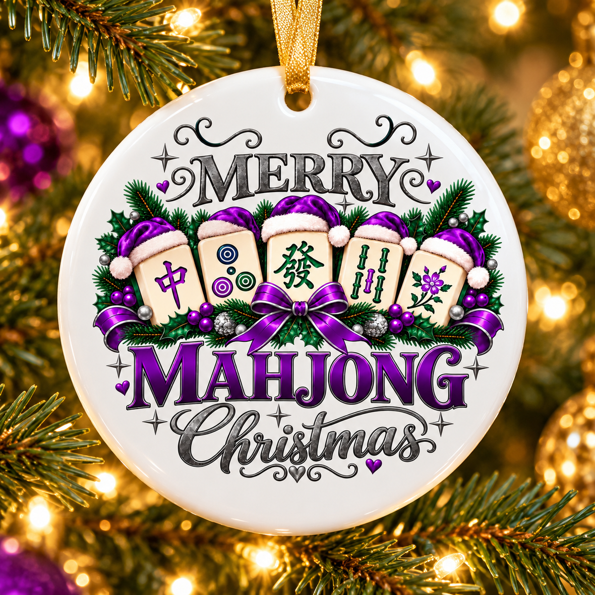 Merry Mahjong Ornament Collection