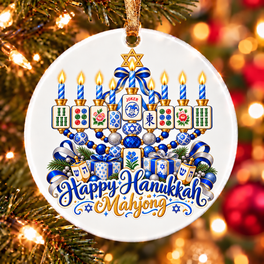 Hanukkah Mahjong Ornament Collection