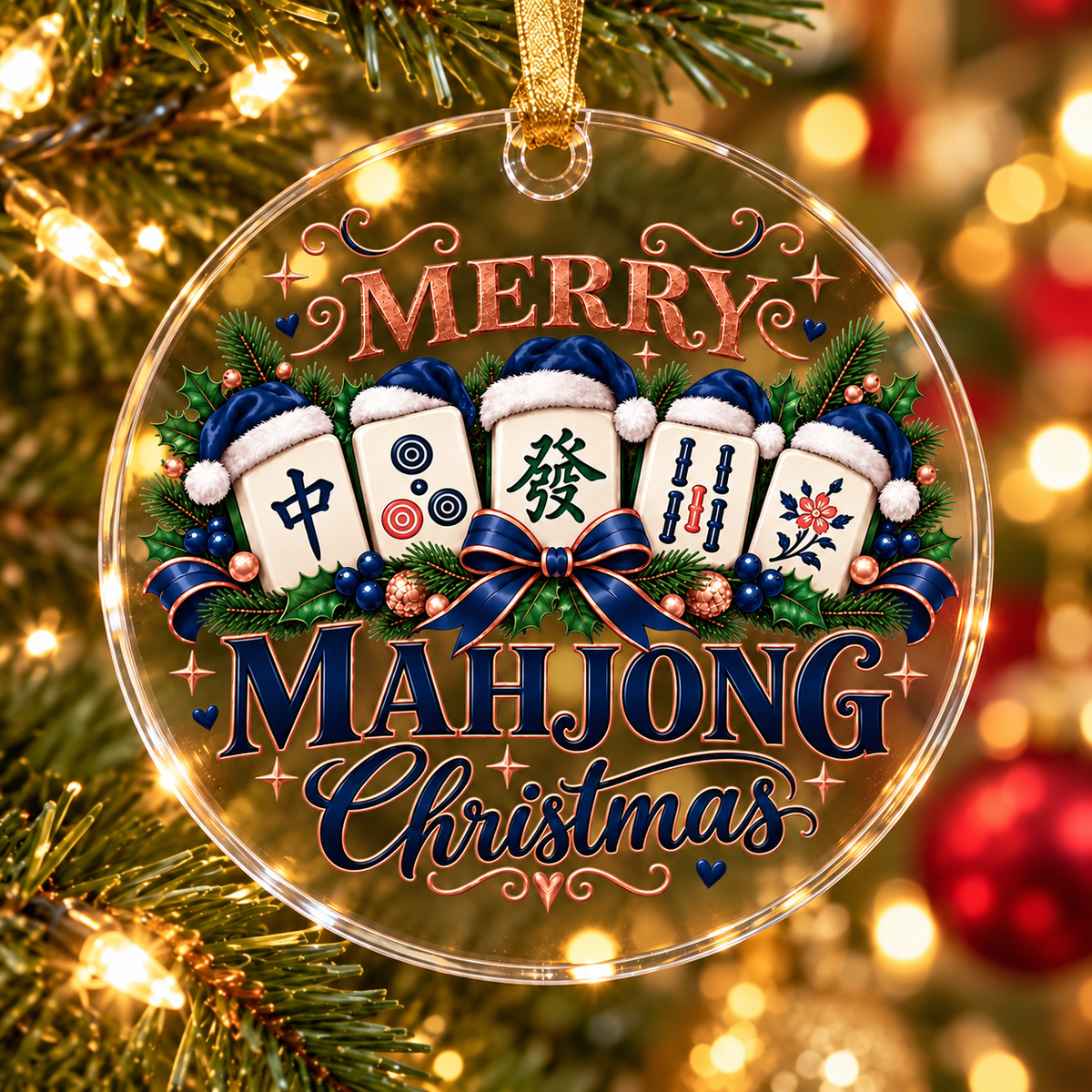 Merry Mahjong Ornament Collection