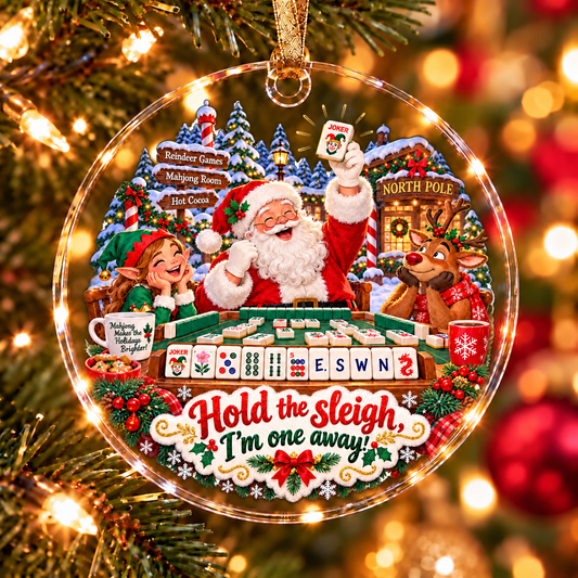 Santa Mahjong Ornament Collection