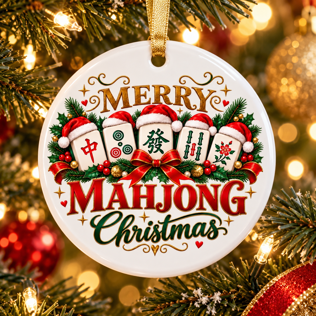 Merry Mahjong Ornament Collection